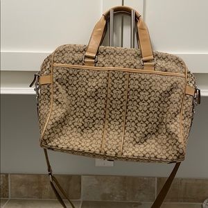 Gently used Coach laptop bag
